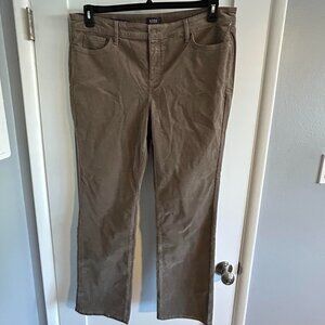 NWOT NYDJ Marilyn Straight Corduroy in Saddlewood